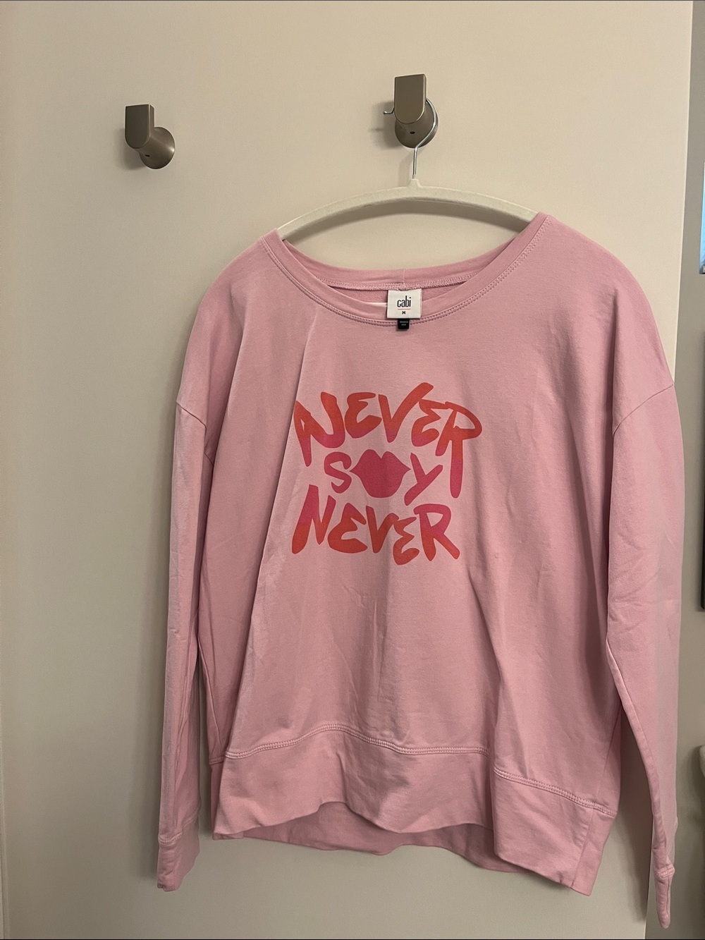 CAbi Pink Logo Graphic Tee